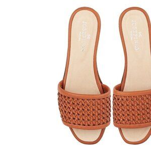 JOSEFINAS Portugal Size 35 US 5 Genuine Leather Woven Slide Nina Misty Sandals